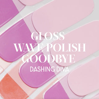 How to apply Dashing Diva GLOSS gel nail strips.