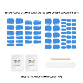 The Bitesize Blue Glaze Mani/Pedi Kit