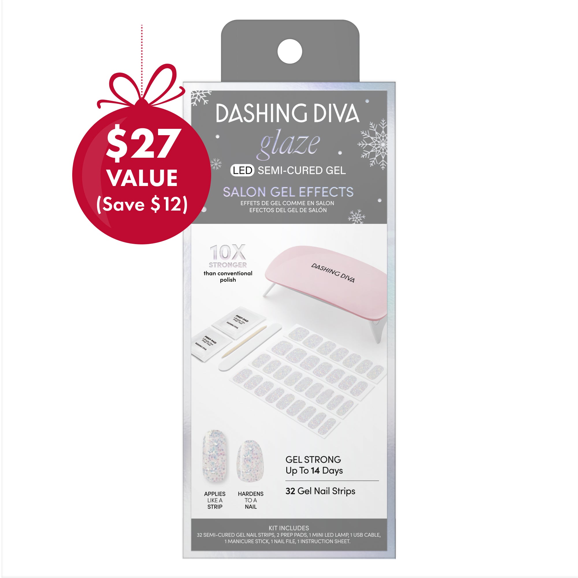 GeLife Soak-Off Gel Top Coat Von Dashing Diva – UV/LED Härtbar, Für Langanhaltenden Nagellack-Glanz