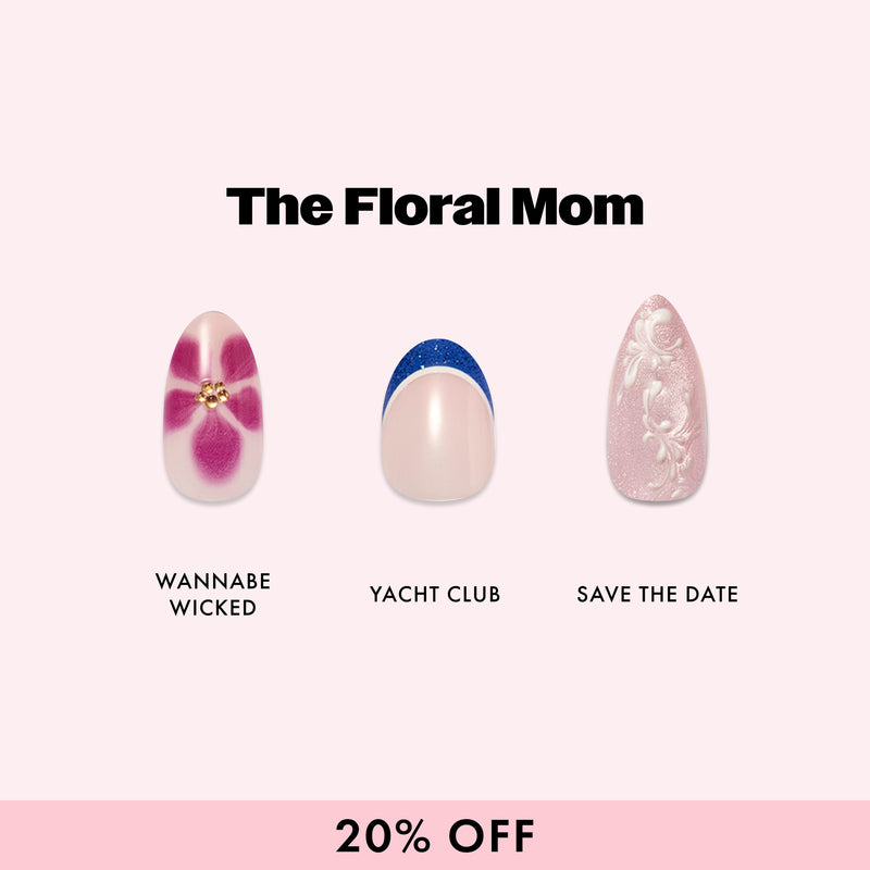 The Floral Mom Press-On Bundle