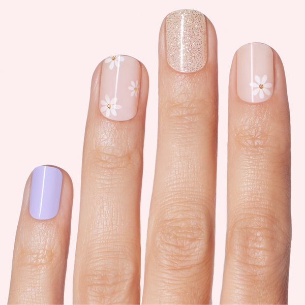 Down Down Daisy Gel Nail Strips