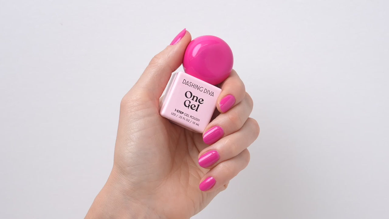 Sonic – Grapefruit Pink 1‑Step Solid Gel Polish – Dashing Diva