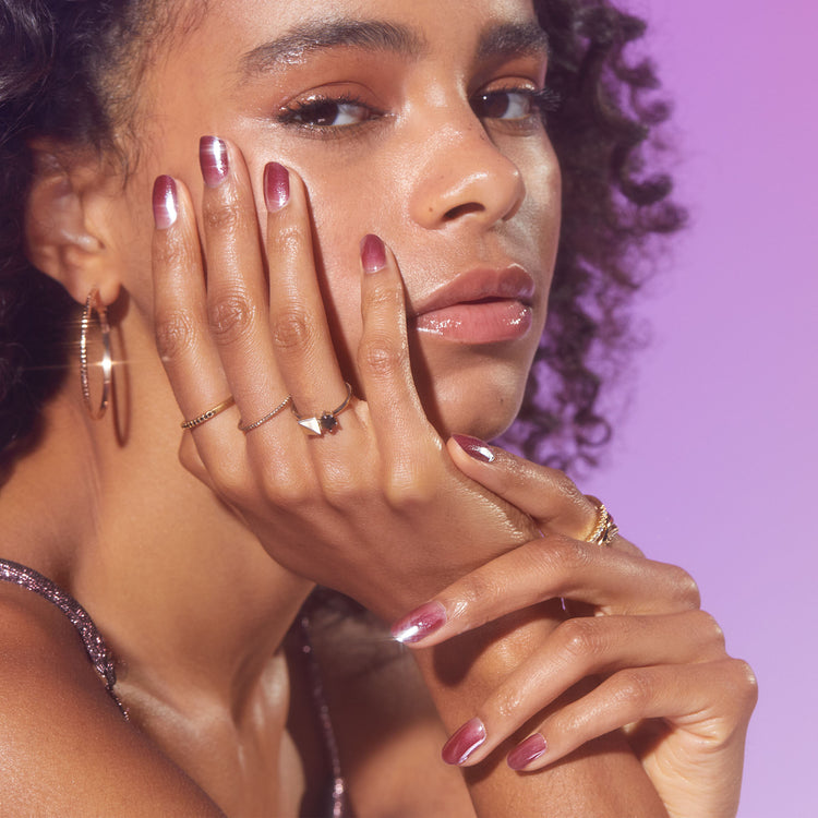 Sangria Glaze Glazed Donut Nails Dashing Diva Dashing Diva