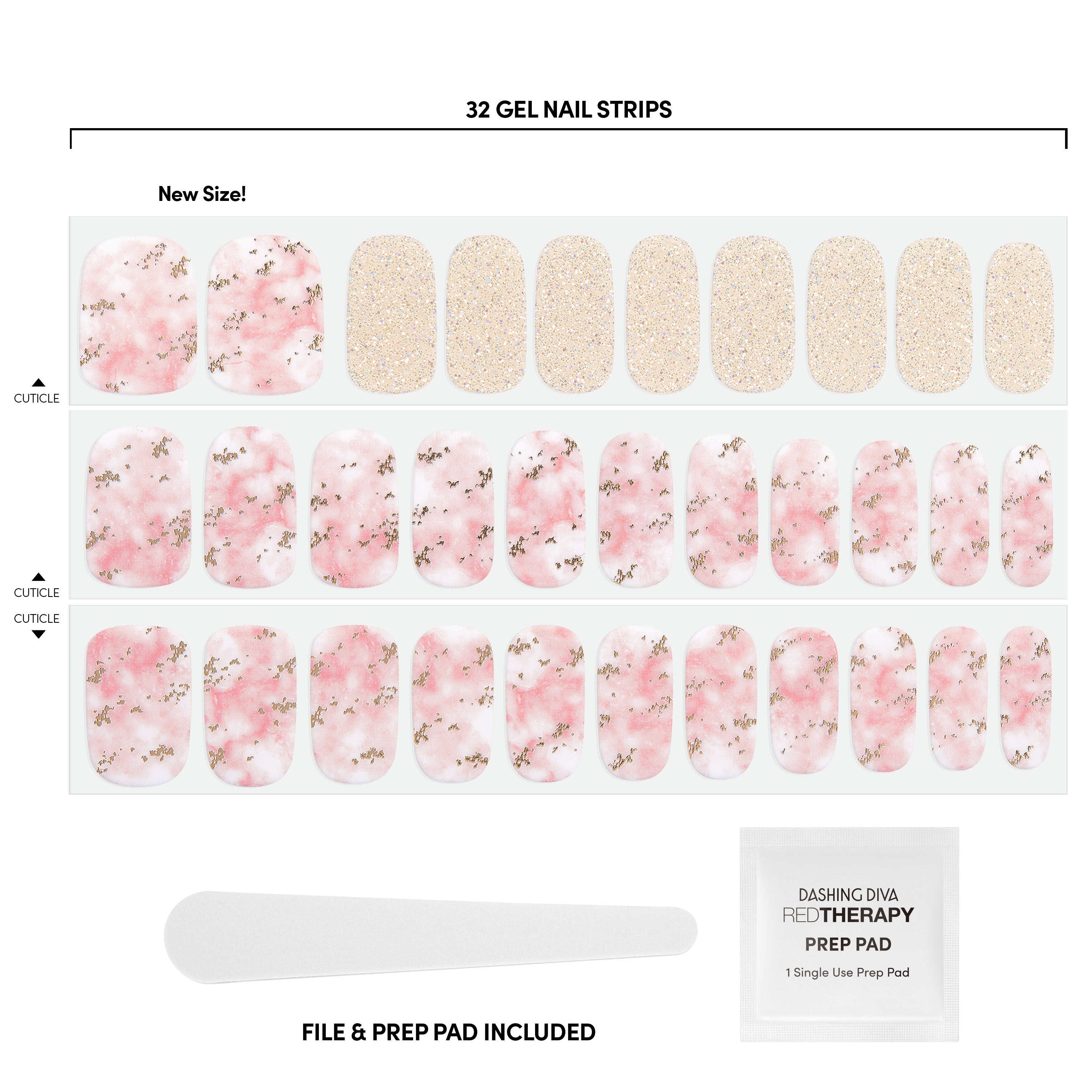Buy LA Colors Stick on Nail Wraps Glam online