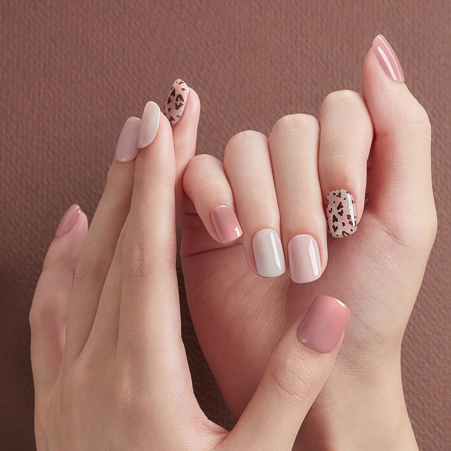 cheetah acrylic nails